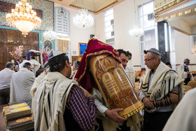 مراسم دعای کلیمیان برای سلامتی مقام معظم رهبری بمناسبت دهه فجر 